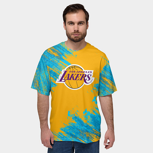 Мужская футболка оверсайз Kobe Bryant / 3D-принт – фото 3