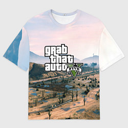 Мужская футболка оверсайз Grand Theft Auto 5