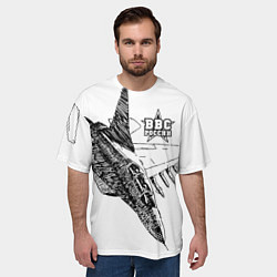 Футболка оверсайз мужская ВВС России, цвет: 3D-принт — фото 2