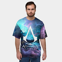 Футболка оверсайз мужская ASSASSINS CREED, цвет: 3D-принт — фото 2