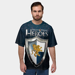Футболка оверсайз мужская Heroes of Might and Magic, цвет: 3D-принт — фото 2