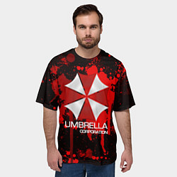 Футболка оверсайз мужская UMBRELLA CORP, цвет: 3D-принт — фото 2