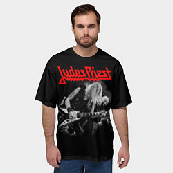 Футболка оверсайз мужская JUDAS PRIEST, цвет: 3D-принт — фото 2