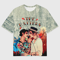 Футболка оверсайз мужская THE HATTERS, цвет: 3D-принт