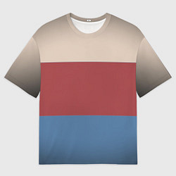 Футболка оверсайз мужская Куртка Отиса, цвет: 3D-принт