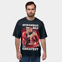 Футболка оверсайз мужская Muhammad Ali, цвет: 3D-принт — фото 2