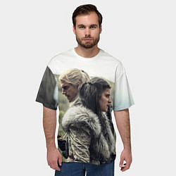 Футболка оверсайз мужская Ведьмак, цвет: 3D-принт — фото 2