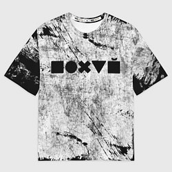 Футболка оверсайз мужская Безразличие, цвет: 3D-принт