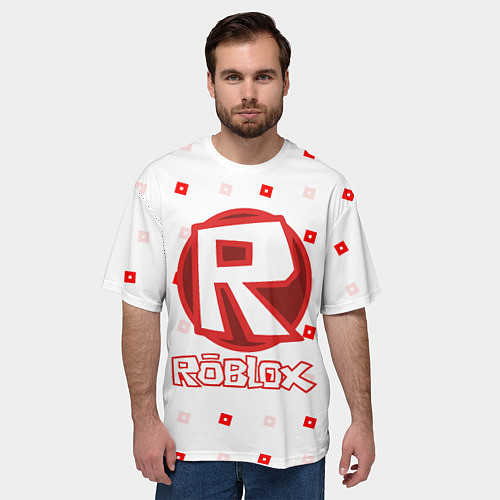 Мужская футболка оверсайз ROBLOX / 3D-принт – фото 3