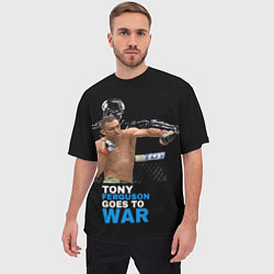 Футболка оверсайз мужская Tony Ferguson, цвет: 3D-принт — фото 2