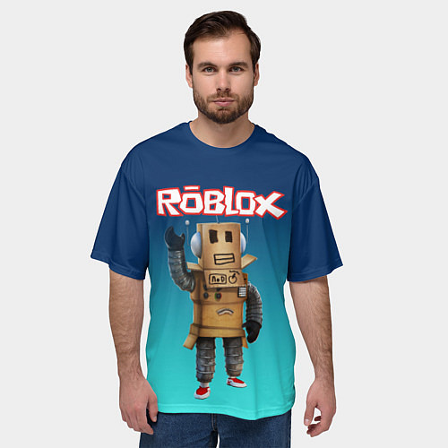 Мужская футболка оверсайз ROBLOX / 3D-принт – фото 3