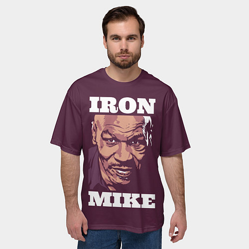 Мужская футболка оверсайз Mike Tyson / 3D-принт – фото 3