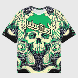 Футболка оверсайз мужская Judas Priest, цвет: 3D-принт