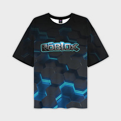 Мужская футболка оверсайз Roblox Neon Hex