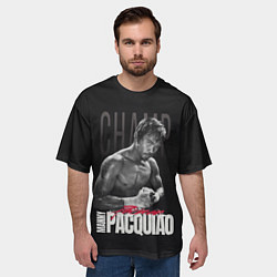 Футболка оверсайз мужская Manny Pacquiao, цвет: 3D-принт — фото 2