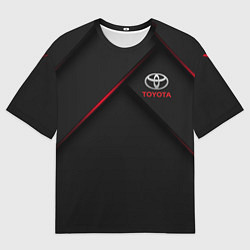 Футболка оверсайз мужская TOYOTA, цвет: 3D-принт