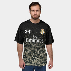 Футболка оверсайз мужская Real Madrid, цвет: 3D-принт — фото 2