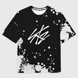 Футболка оверсайз мужская Stray Kids, цвет: 3D-принт