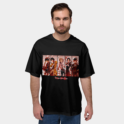 Мужская футболка оверсайз Великий из бродячих псов / 3D-принт – фото 3