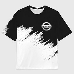 Футболка оверсайз мужская NISSAN, цвет: 3D-принт