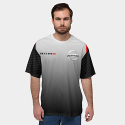 Футболка оверсайз мужская NISSAN NISMO, цвет: 3D-принт — фото 2