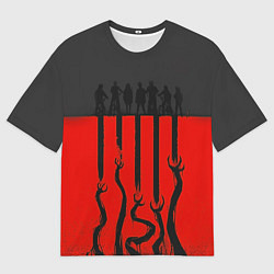 Футболка оверсайз мужская Очень странные дела, цвет: 3D-принт