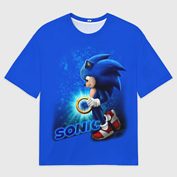 Футболка оверсайз мужская SONIC, цвет: 3D-принт