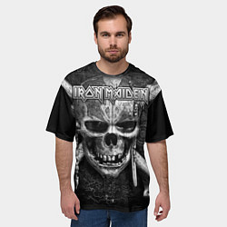 Футболка оверсайз мужская Iron Maiden, цвет: 3D-принт — фото 2