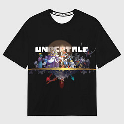 Футболка оверсайз мужская Undertale, цвет: 3D-принт