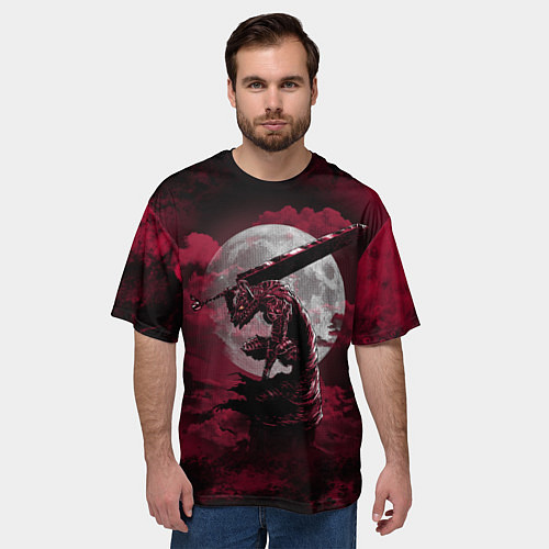 Мужская футболка оверсайз BERSERK / 3D-принт – фото 3