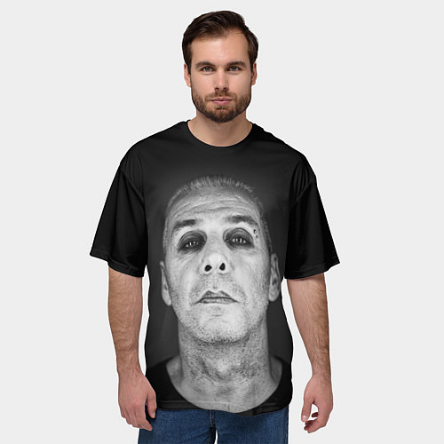 Мужская футболка оверсайз LINDEMANN / 3D-принт – фото 3