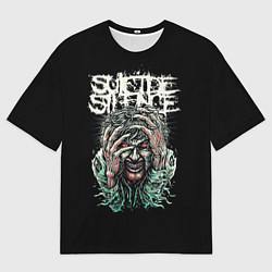 Футболка оверсайз мужская Suicide silence, цвет: 3D-принт