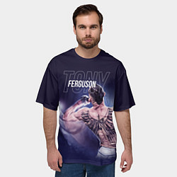 Футболка оверсайз мужская Tony Ferguson, цвет: 3D-принт — фото 2
