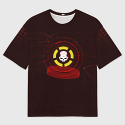 Футболка оверсайз мужская The Division 2, цвет: 3D-принт