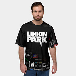 Футболка оверсайз мужская LINKIN PARK, цвет: 3D-принт — фото 2