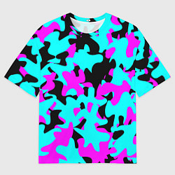 Футболка оверсайз мужская Modern Camouflage, цвет: 3D-принт