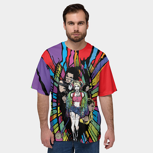 Мужская футболка оверсайз Хищные птицы / 3D-принт – фото 3