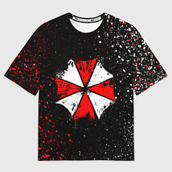 Футболка оверсайз мужская RESIDENT EVIL UMBRELLA, цвет: 3D-принт