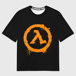 Футболка оверсайз мужская HALF-LIFE, цвет: 3D-принт