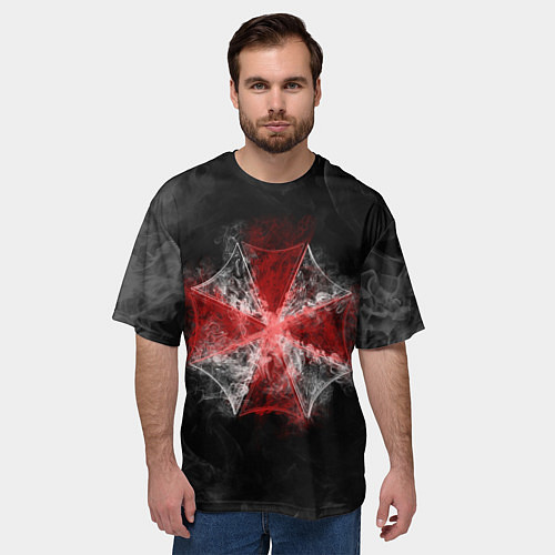 Мужская футболка оверсайз RESIDENT EVIL 3 / 3D-принт – фото 3