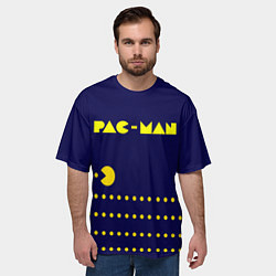 Футболка оверсайз мужская PAC-MAN, цвет: 3D-принт — фото 2