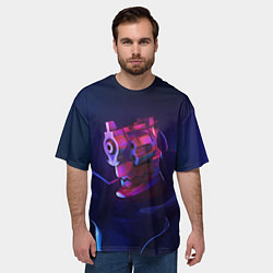 Футболка оверсайз мужская Дзюдо Инуи, цвет: 3D-принт — фото 2