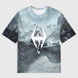 Футболка оверсайз мужская THE ELDER SCROLLS, цвет: 3D-принт