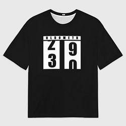 Футболка оверсайз мужская OLDOMETR 30 лет, цвет: 3D-принт