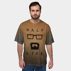 Футболка оверсайз мужская HALF-LIFE, цвет: 3D-принт — фото 2