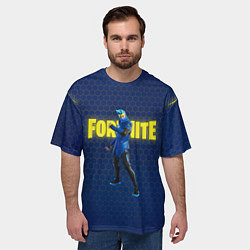 Футболка оверсайз мужская FORTNITE NINJA, цвет: 3D-принт — фото 2