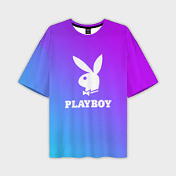 Футболка оверсайз мужская PLAYBOY, цвет: 3D-принт