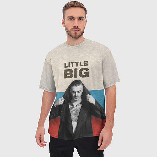 Мужская футболка оверсайз Little Big / 3D-принт – фото 3