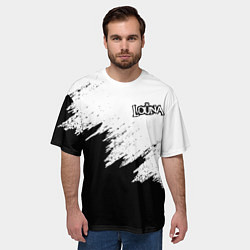 Футболка оверсайз мужская Louna, цвет: 3D-принт — фото 2