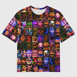 Футболка оверсайз мужская Five Nights At Freddy's, цвет: 3D-принт